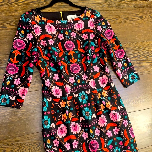 ELIZA J FLORAL MULTICOLORED DRESS - Picture 5 of 6